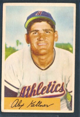 1954 Bowman #51: ALEX KELLNER Philadelphia Athletics ~ VG