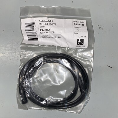 NEW Sloan 0335025/EAF25A/EAF-25-A Extender Cable for EAF Series Faucets, CWE