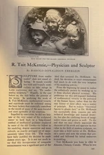 1918 R. Tait McKenzie Sculptor and Physician illustrated