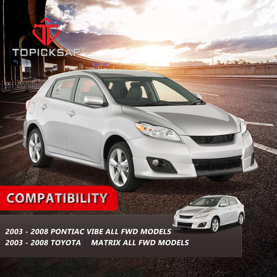 Front Lower Control Arm Tie rod SwayBar for 2003-2008 Pontiac Vibe Toyota Matrix - Image 2 of 4