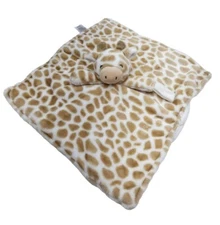 Carters Giraffe Lovey Pacifier Holder Loop Security Blanket Plush Soother 