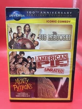 The Big Lebowski, American Pie Unrated, Monty Python's The Meaning of Life DVD