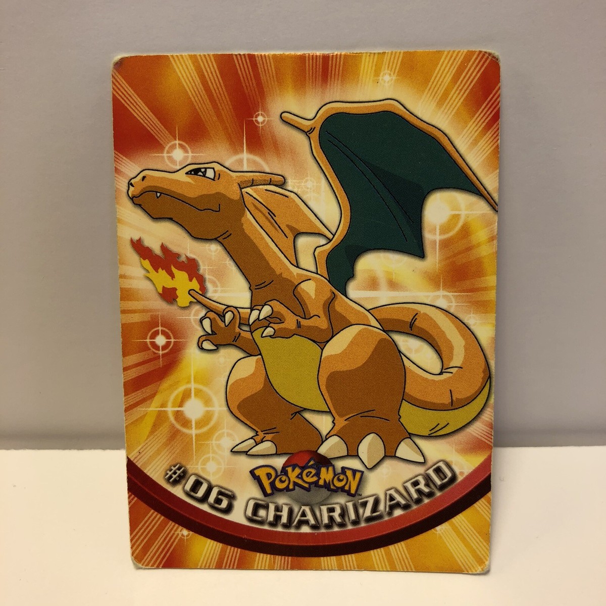 1998 Topps Pokemon Charizard #06 Black Logo | eBay