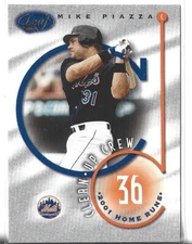 2002 Leaf Clean Up Crew Mike Piazza