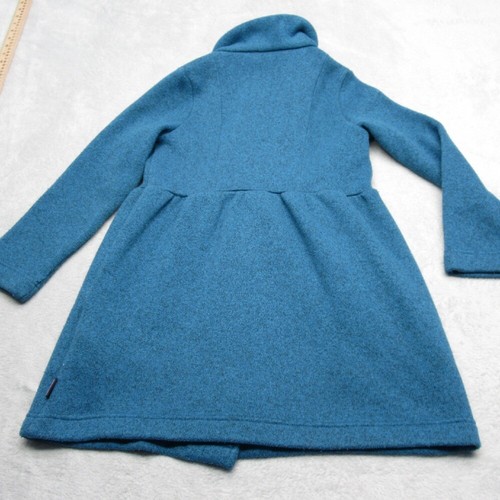 Patagonia Better Sweater Coat Girls Medium Blue Pockets Button Front Fleece Coat - Picture 3 of 18