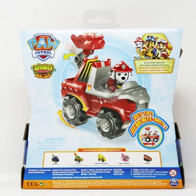 PAW Patrol, Dino Rescue Marshall s Deluxe Rev Up Vehicle with Mystery Dinosaur F