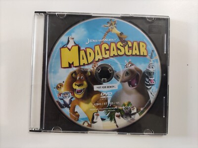 MADAGASCAR 1 DVD, DREAM WORKS, OHNE ORIGINAL HÜLLE 