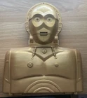 STAR WARS C-3po Droid Gold Carrying Case with Black Retainer Strips