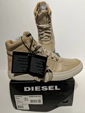 DIESEL SNEAKERS S-S SPAARK MID MENS SNEAKERS SIZE 9US ,EU 42 CHINCHILLA
