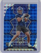 DANIEL BELLINGER 2022 Panini Mosaic BLUE Prizm RC Rookie #362 Giants /99