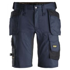 Snickers 6141 Navy/Black Allround Work Stretch Slim Fit Holster Pockets Shorts