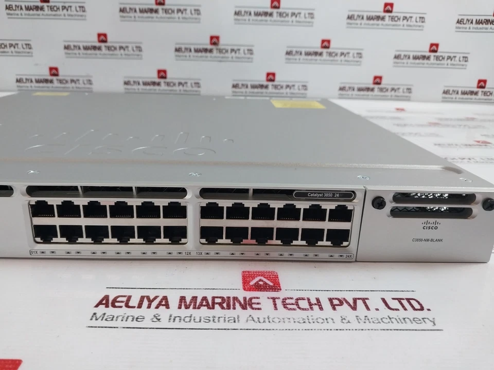 Cisco WS-C3850-24T 24-Port Ethernet Switch W/ Power Supply PA-1351-1A-LF - Image 4 of 4