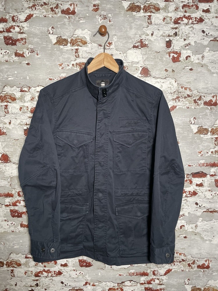 G-Star Raw Mens Military Green Field Overshirt Chore Shacket Size M