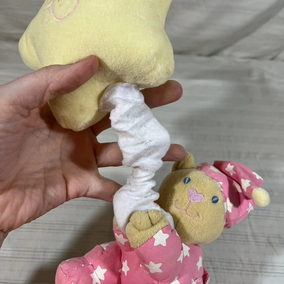 De Colección Niños II Cuna Musical Oso Rosa Peluche Twinkle Little Star 1998 L1 Foto 3 de 4