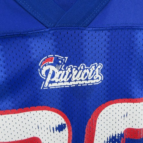 Maglia vintage New England Patriots uomo 2XL blu starter Terry Glenn #88 NFL anni 90 - Foto 4 di 19
