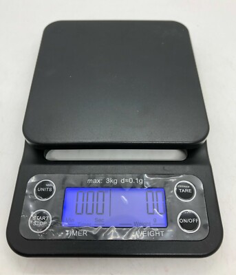 Electronic LCD Digital Kitchen Food Scale with Timer 3KG / 0.1g FREE SHIPPING a