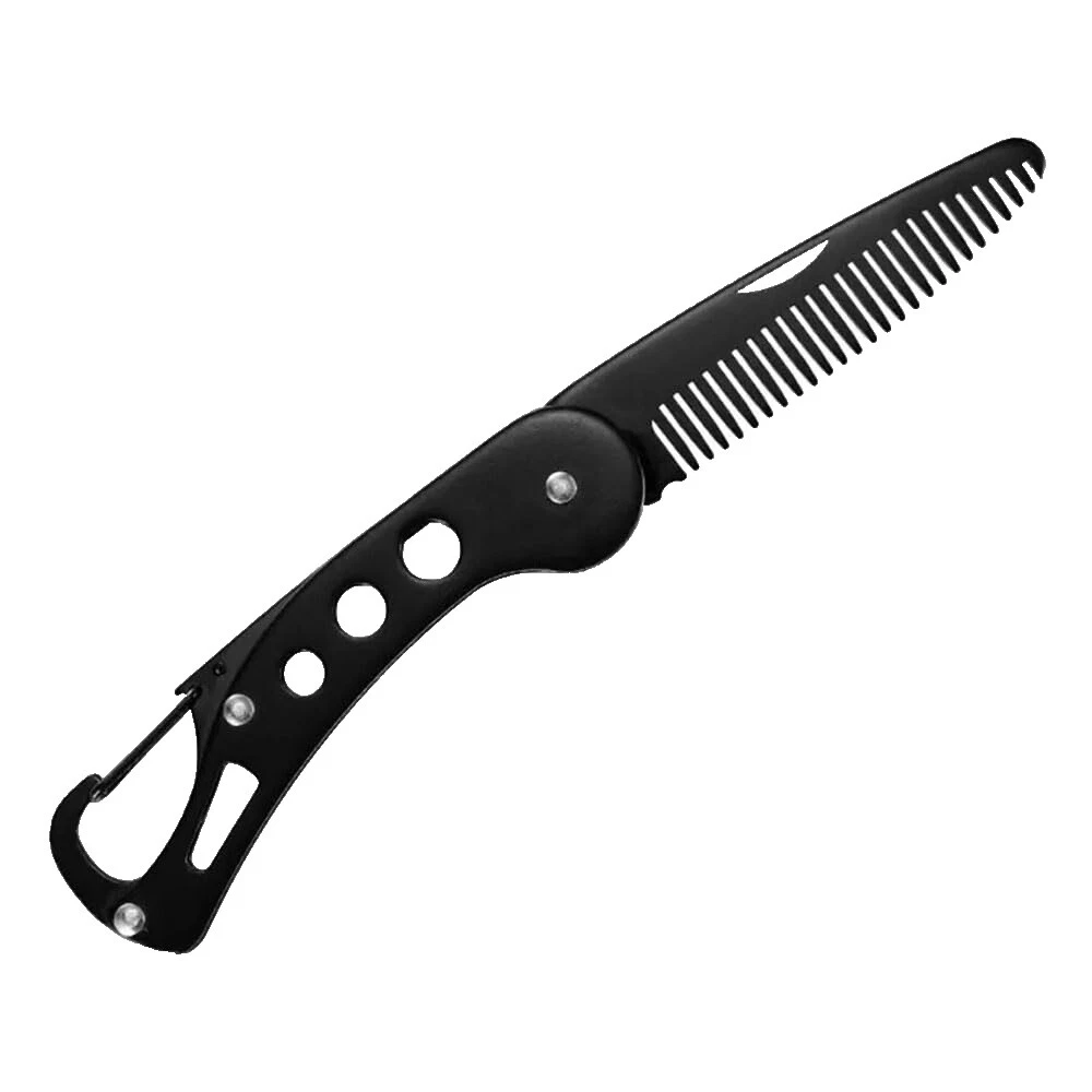 Black Plastic Hair Beard Combs