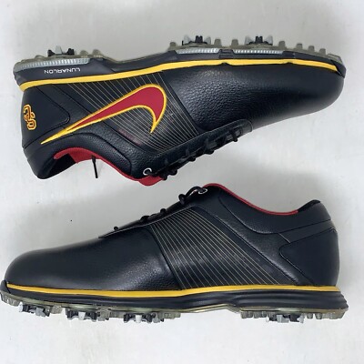 Nike Lunar Control USC Trojans Black Golf Shoes PE, Size  display picture 1
