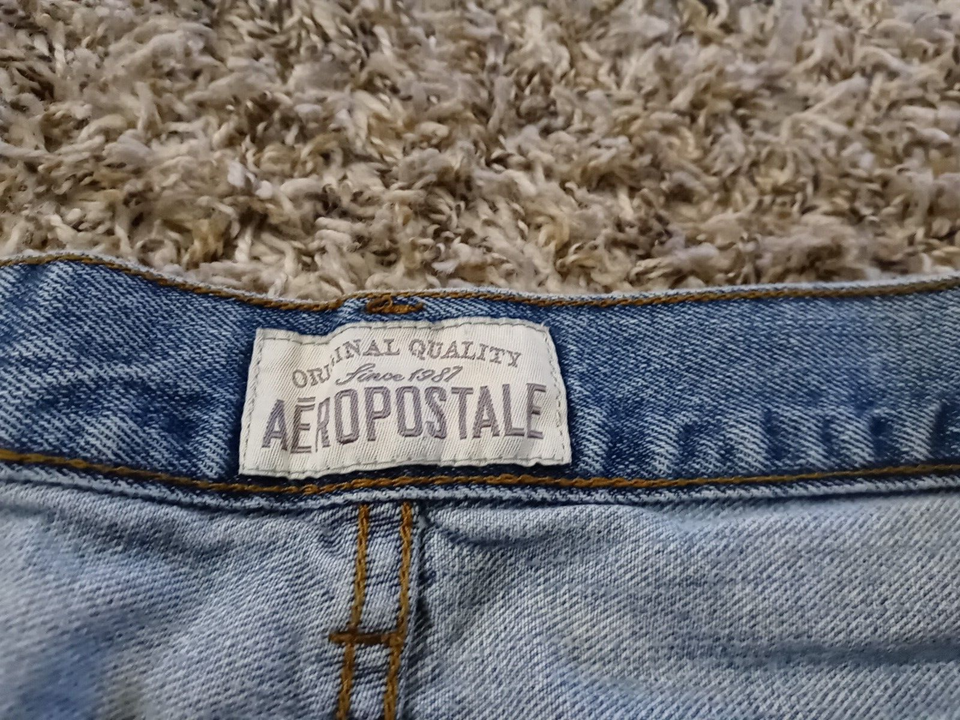 Jeans Aeropostale Essex Homme - Taille 30x30, Coupe Straight, Délavé, Occasion Très Bon état