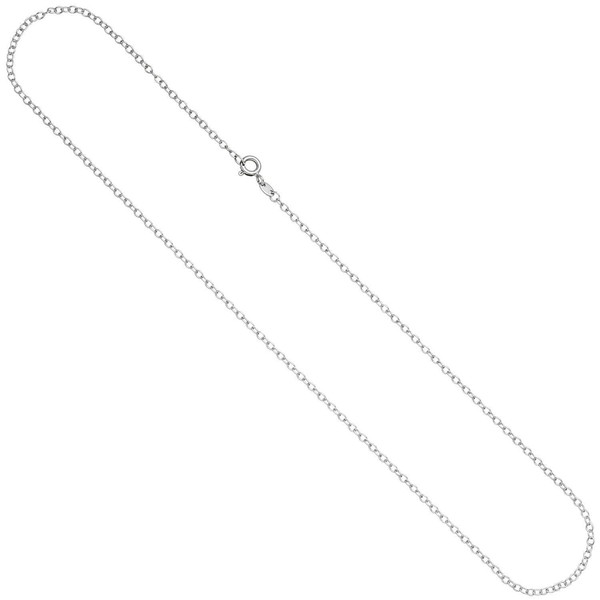 2Mm Kette Weitankerkette 333 Gold WeißGold Halsschmuck WeißGoldkette, 60Cm-image