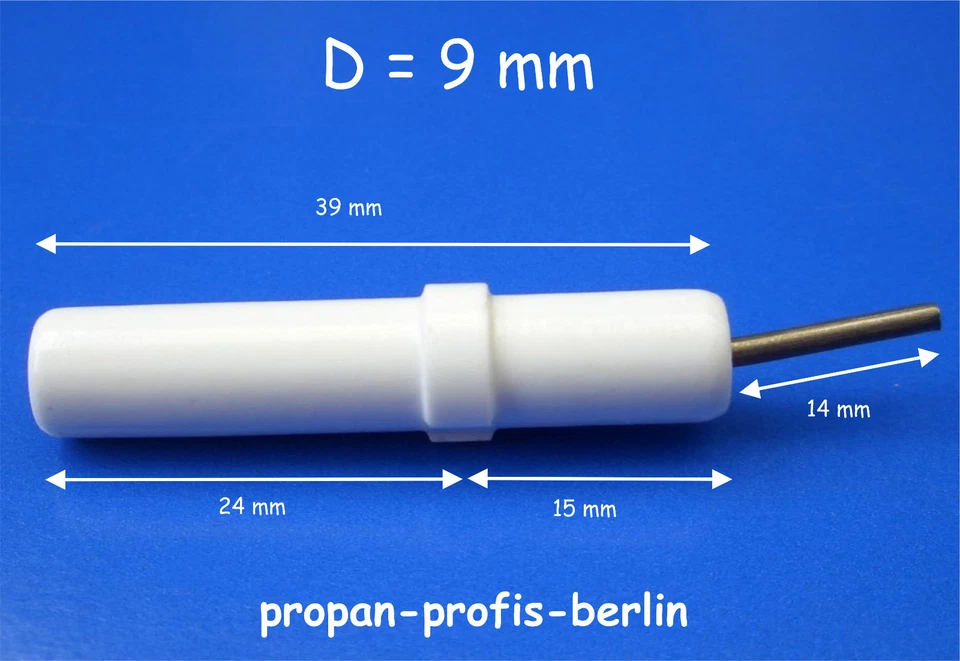 Zündkerze Zündelektrode No. 2 (Junkers,Seppelfricke,Modul,Oranier,Justus, HM)