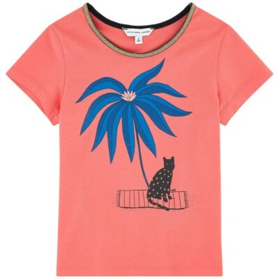 MARC BY MARC JACOBS GIRLS ORANGE SHORT SLEEVE GRAPHIC TEE T SHIRT TOP 12