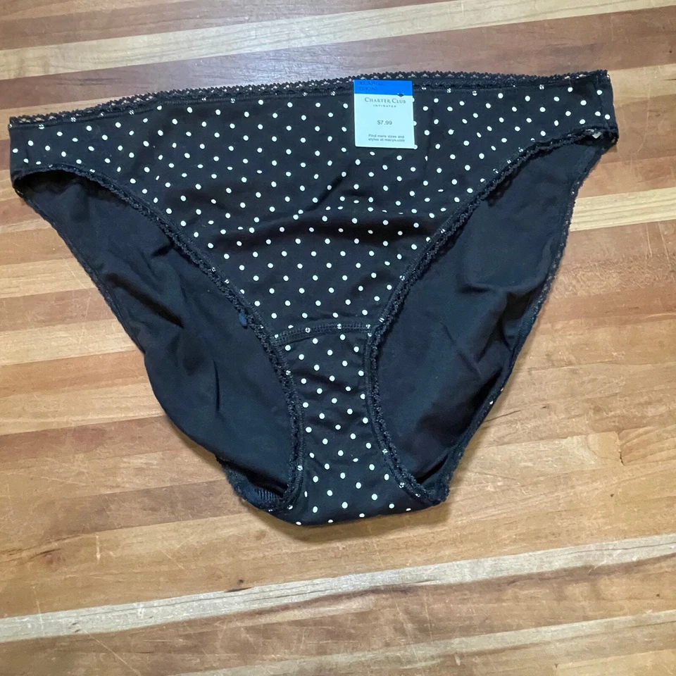 Pacote de calcinha biquíni Jenni/charter club, conjunto de 4 GG - Imagem 2 de 4