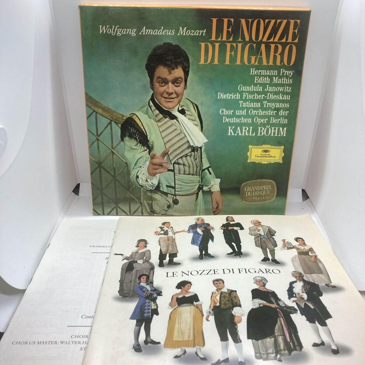 Mozart: Le Nozze Di Figaro 4 LP Box Set Karl Bohm Germany DG 2711 007 Vinyl  NM