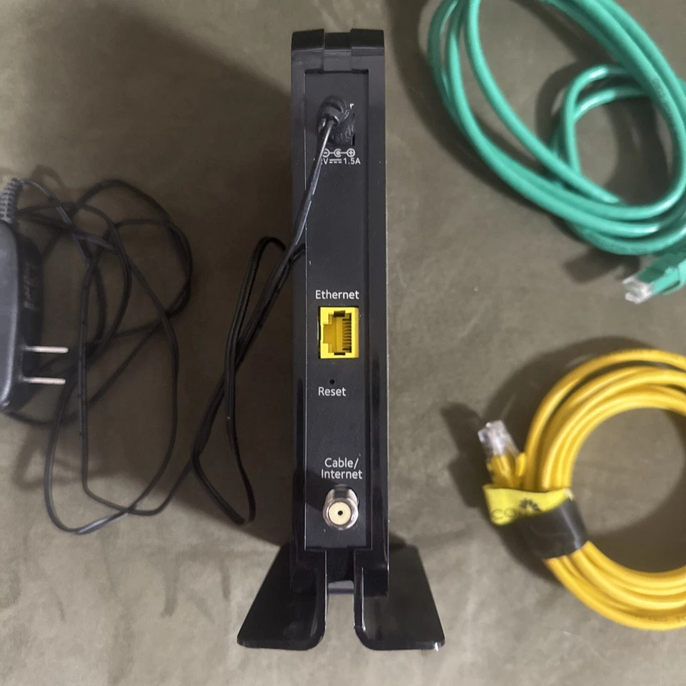 NETGEAR CM500 Cable Modem for Internet & Voice w/Cable and Adapter - Image 2 of 4