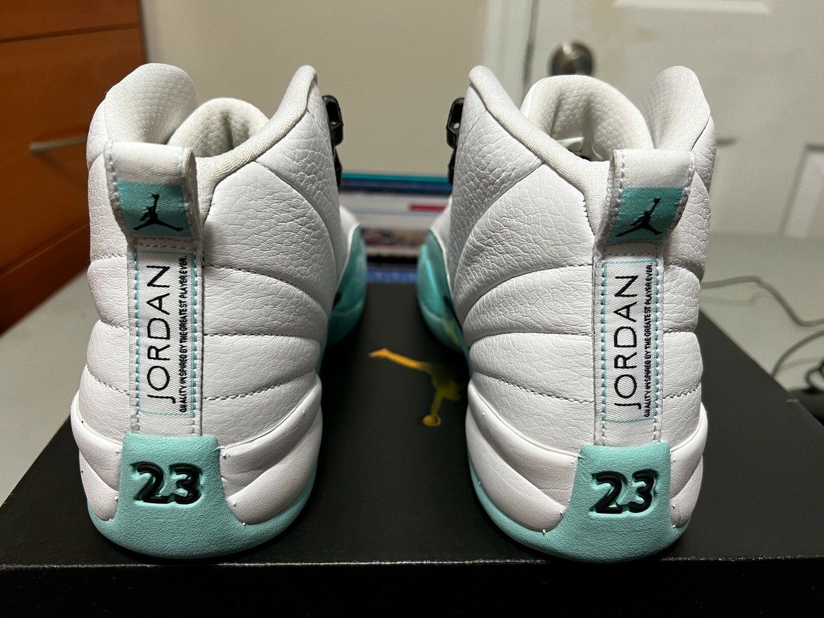 Air Jordan 12 ホワイト/アクア Jordan 12 GS 'Light Aqua' - Air Jordan - 510815 100 - white