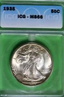 1935 - ICG MS66 WALKING LIBERTY HAL FDOLLAR!!  #B36334