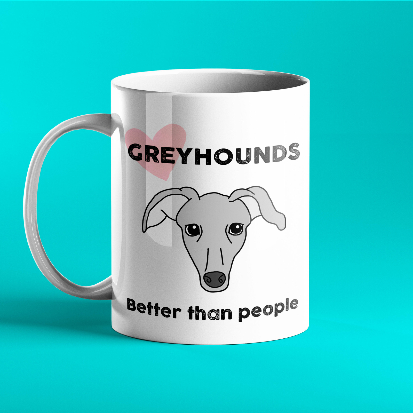 Personalised Greyhound Mug Greyhound Gift