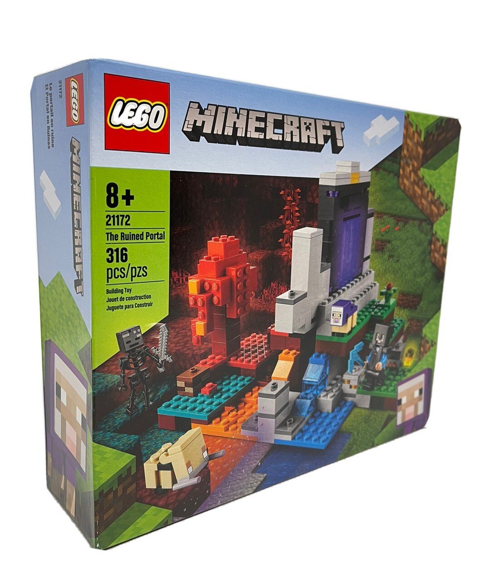 Minecraft Sets Lego Minecraft The Ruined Portal Walmart LEGO