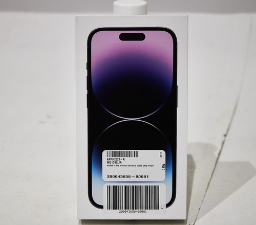 Apple iPhone 14 Pro 256GB Unlocked DEEP PURPLE -NEW sealed - Picture 2 of 3