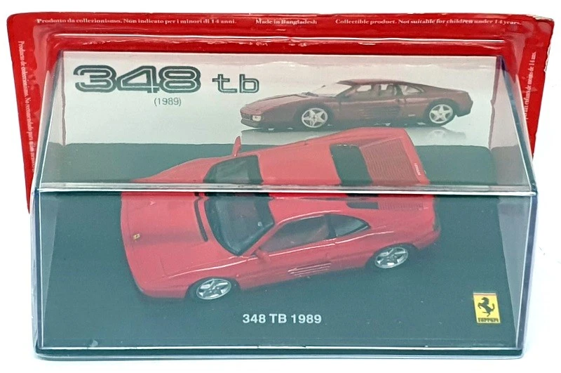 Altaya 1/43 Scale Diecast 5425J - 1989 Ferrari 348 TB - Red - Image 4 of 4