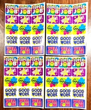 VTG Paper Magic Teacher Reward School Stickers Scrapbooking Collectible