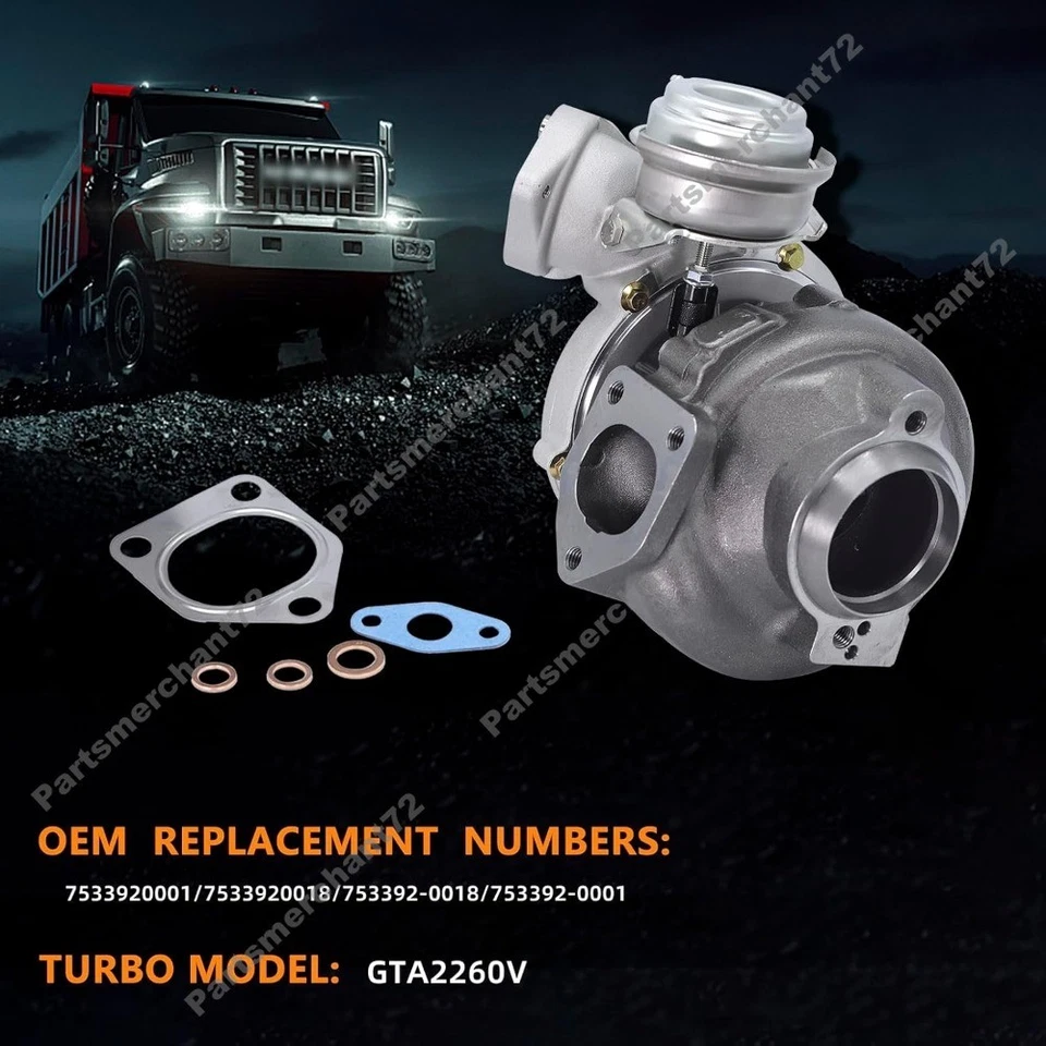 Турбонагнетатель GTA2260V для BMW X5 3,0 л d E53 2003-2006 сменный No 11652414332  - Изображение 3 из 4