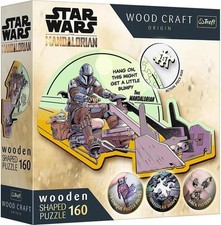 NEW Trefl Wooden Jigsaw Puzzle 160 Pieces 9 Age The Mandalorian - Reunite