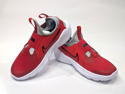 Nike Flex Runner 2 (PSV) Red/Black Boy's Slip On Sneakers-Asst Sz NWB DJ6040-607