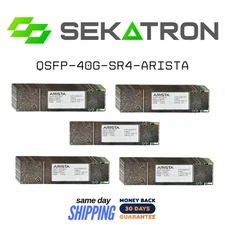 🔗 Lot of 50 • QSFP-40G-SR4-ARISTA • XVR-00060-03 • 40GbE MMF • Tested ⚡FastShip