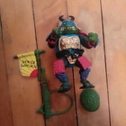 VINTAGE TMNT NINJA TURTLES  FIGURE LEO THE SEWER SAMURAI COMPLETE PLAYMATES 1990