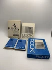 Vintage Parker Brothers Rook Card Game Blue Box 1970s Two Rule Books Incomplete