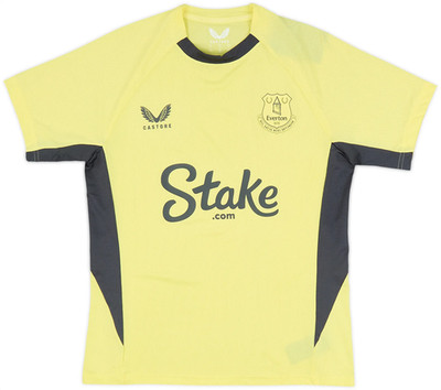 Everton Football Damen Training Top Castore Players SS T-Shirt - Neu