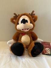 Disney Store 2025 Mickey Mouse Reindeer Holiday Plush