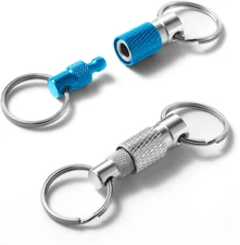 Quick Release Keychain for Men, Detachable Keychain Quick Release Key Ring, Quic