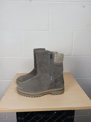 Cougar Neptune Primaloft Gray Suede Winter Boots Womens Sz 8 Zip Up