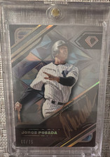 Topps 2025 Diamond Icons Black Autograph Jorge Posada 06/15 Yankees