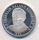 1982 FRANKLIN DELANO ROOSEVELT FDR 1 TROY OUNCE 999 SILVER ROUND