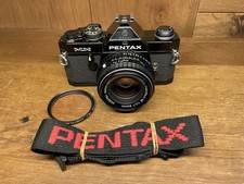 *Near Mint* Pentax MX Black Film Camera SMC Petax M 50mm F/1.7 Lens From Japan
