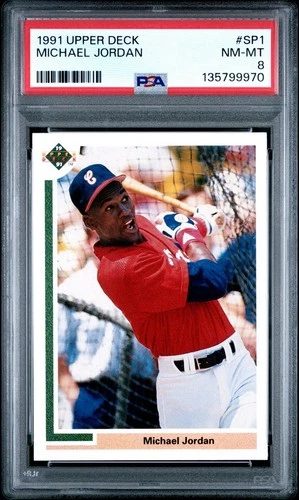 MICHAEL JORDAN 1991 Upper Deck #SP1 PSA 8 NM-MT Chicago White Sox